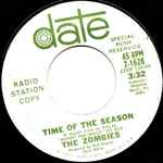 Cover of Time Of The Season, 1968, Vinyl