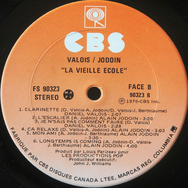 Valois / Jodoin - La Vieille École | CBS (FS 90323) - 5