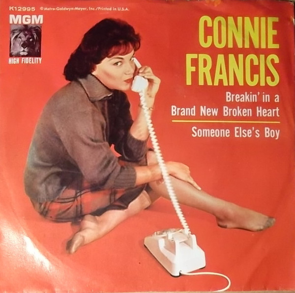 Connie Francis – Breakin' In A Brand New Broken Heart (1961, Vinyl