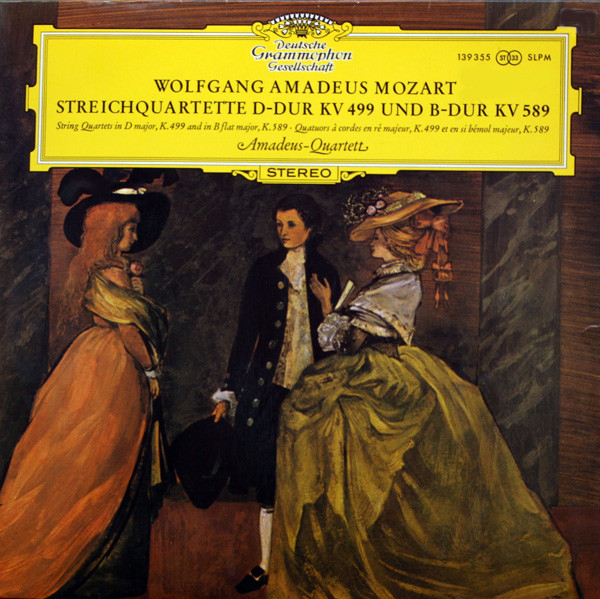 ladda ner album Wolfgang Amadeus Mozart AmadeusQuartett - Streichquartette D Dur KV 499 Und B Dur KV 589