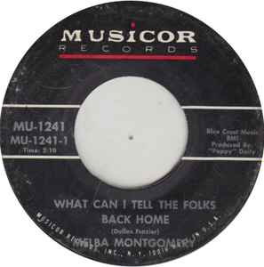 Melba Montgomery - What Can I Tell The Folks Back Home / The Right Time To Lose My Mind album cover