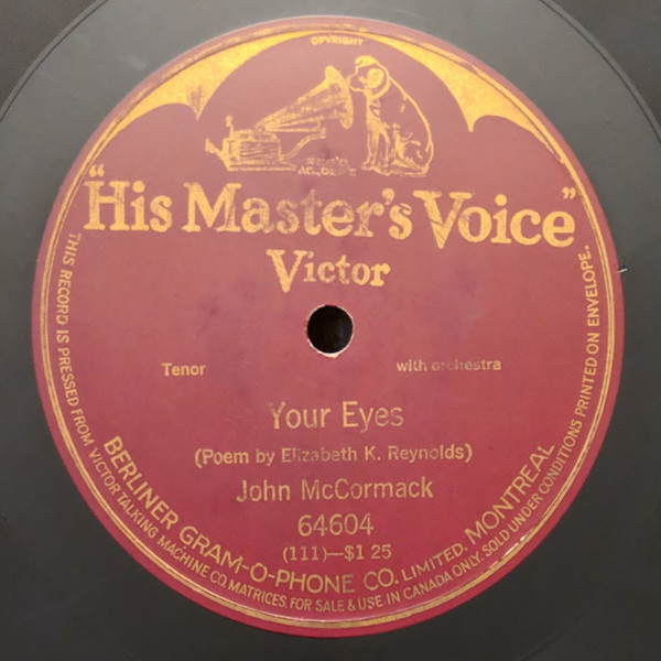 baixar álbum John McCormack - Your Eyes