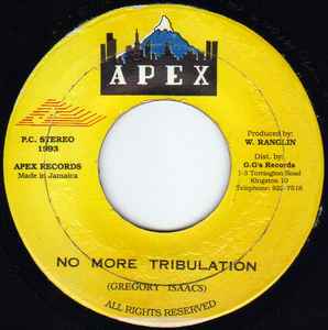 Gregory Isaacs - No More Tribulation album cover