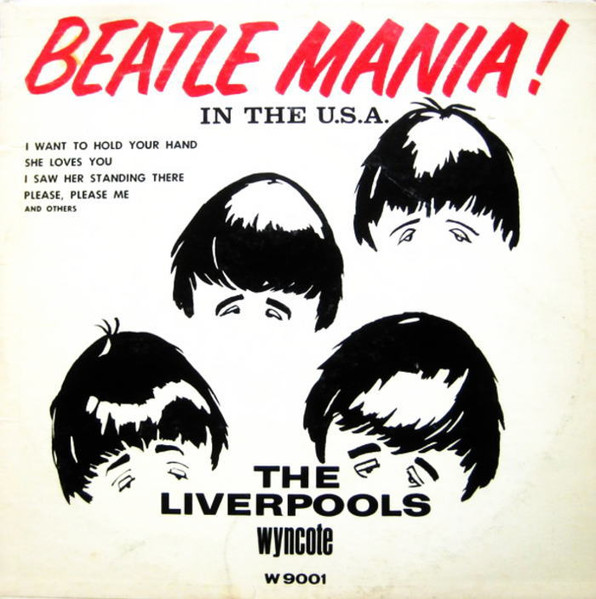 The Liverpools – Beatle Mania! In The USA (1964, Red Labels, Vinyl