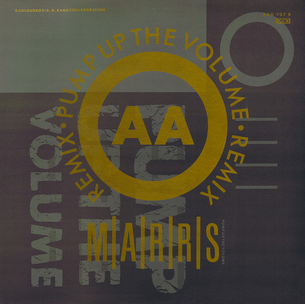 M|A|R|R|S – Pump Up The Volume (Remix) (1987, Black Labels, Vinyl