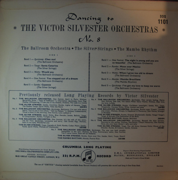 Album herunterladen Victor Silvester - Dancing To Victor Silvester Number Eight