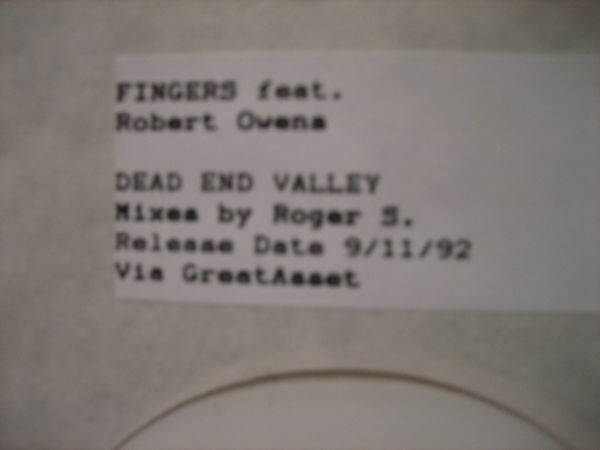 télécharger l'album Fingers - Dead End Alley