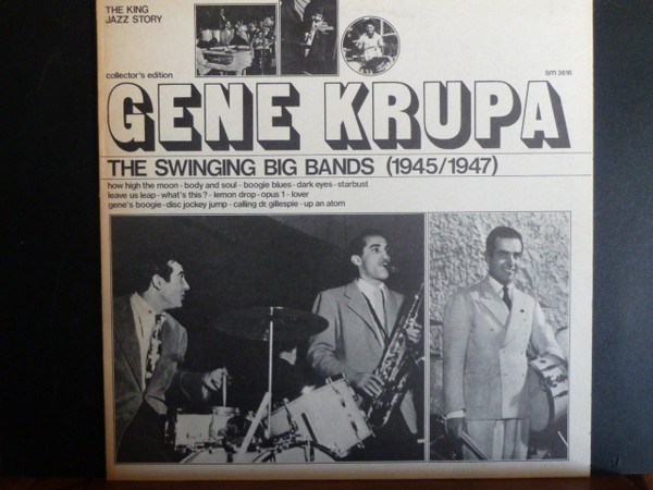 Gene Krupa – The Swinging Big Bands (1945/1947) (1974, Vinyl