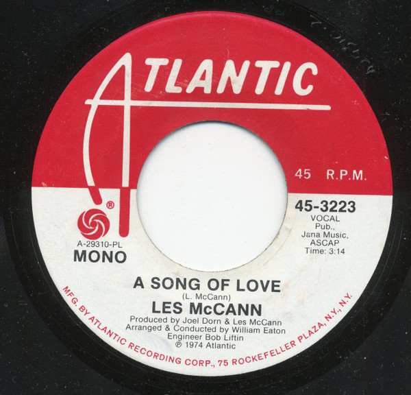 lataa albumi Les McCann - A Song Of Love