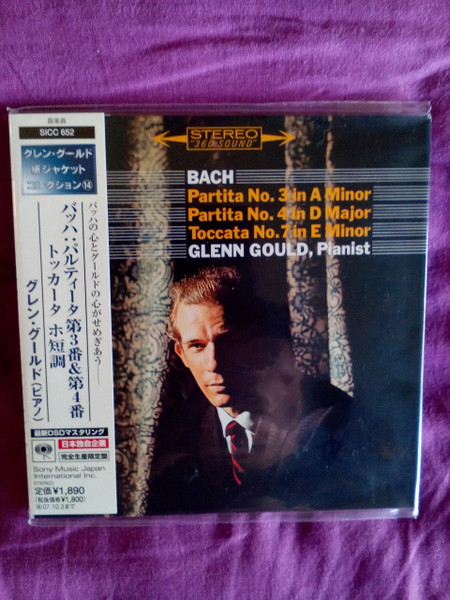 Bach, Glenn Gould – Partita No. 3 In A Minor, Partita No. 4 In D