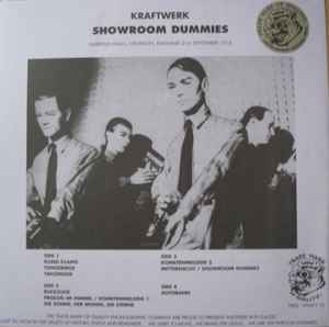 Kraftwerk - Showroom Dummies album cover
