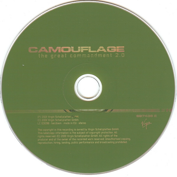 télécharger l'album Camouflage - The Great Commandment 20