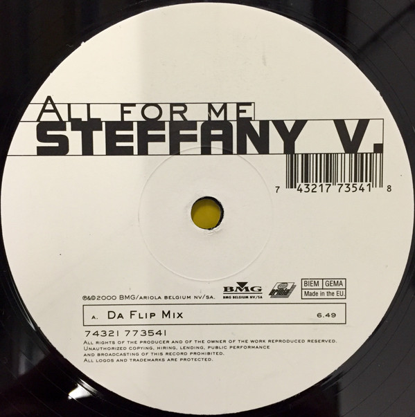 ladda ner album Steffany V - All For Me