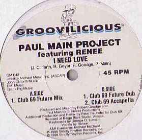 Paul Main Project - I Need Love album cover