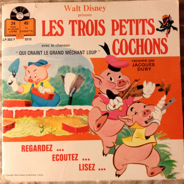 Jacques Duby – Les Trois Petits Cochons (Gatefold sleeve with