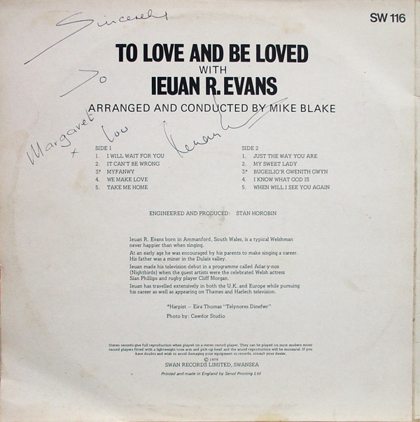 télécharger l'album Ieuan R Evans - To Love And Be Loved