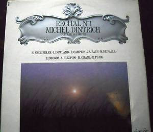 Album herunterladen Michel Dintrich - Récital N1 Guitare 10 Cordes