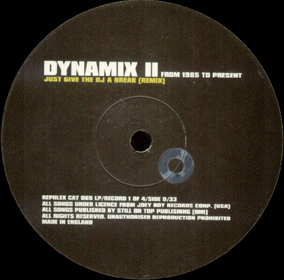 Dynamix Ii From 1985 To Present 1998 Vinyl Discogs 