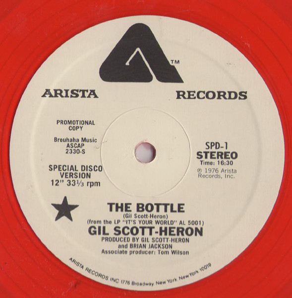 GIL SCOTT-HERON「THE BOTTLE」12インチ・アナログ盤 - 洋楽