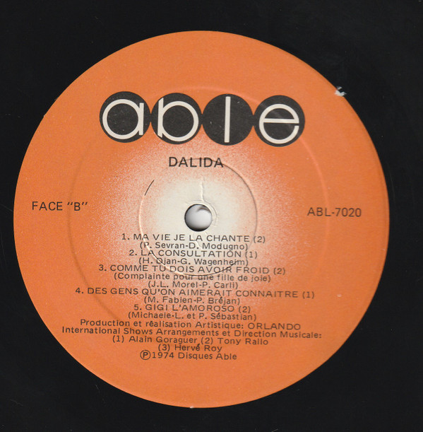 Dalida - Dalida | Able (ABL-7020) - 4