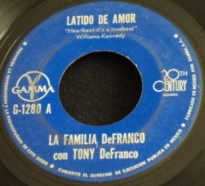 Album herunterladen La Familia DeFranco Con Tony DeFranco - Latido de Amor Heartbeat Its A Lovebeat