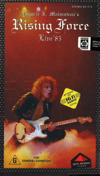 Chasing Yngwie Live in Tokyo ´85 VHS 画像処理無し DVD付き-