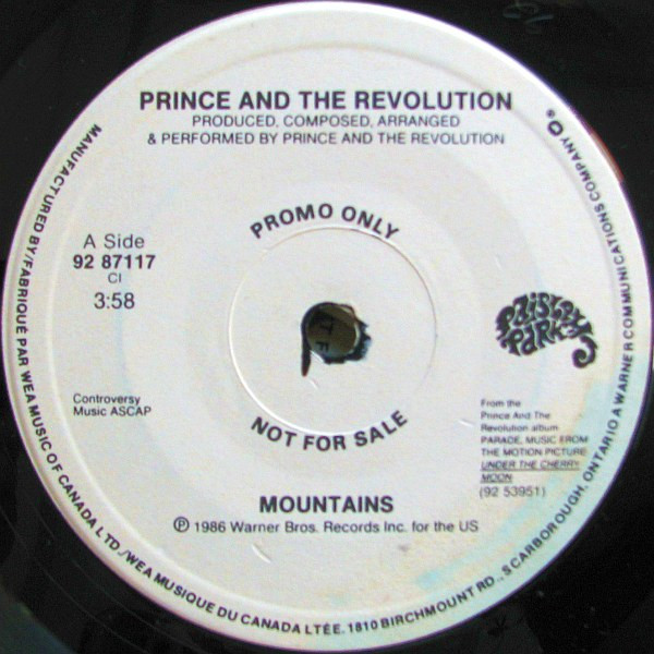 Prince And The Revolution - Mountains | Releases | Discogs