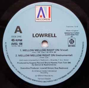 Mellow Mellow Right On - Lowrell