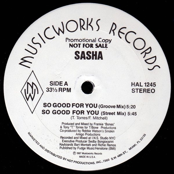 télécharger l'album Sasha - So Good For You