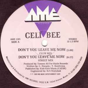 Celi Bee - Don't You Leave Me Now / Di Que No Te Vas album cover
