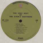Cover of The Very Best Of The Everly Brothers, 1970, Vinyl