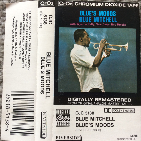 Blue Mitchell – Blue's Moods (1984, Cassette) - Discogs