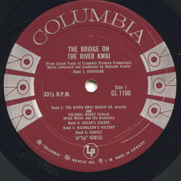 Malcolm Arnold - The Bridge On The River Kwai | Columbia (CL 1100) - 3