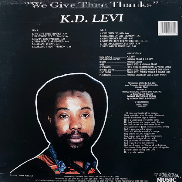 Album herunterladen KD Levi - We Give Thee Thanks