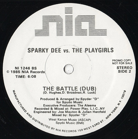 last ned album Sparky Dee vs The Playgirls - The Battle
