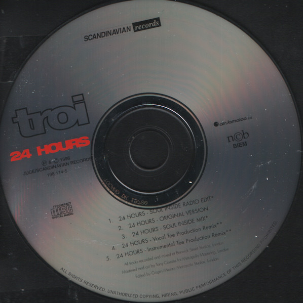 Album herunterladen Troi - 24 Hours