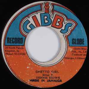 Dennis Brown – Ghetto Girl (Blue/Orange label, Vinyl) - Discogs