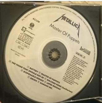 Metallica – Master Of Puppets (CD) - Discogs