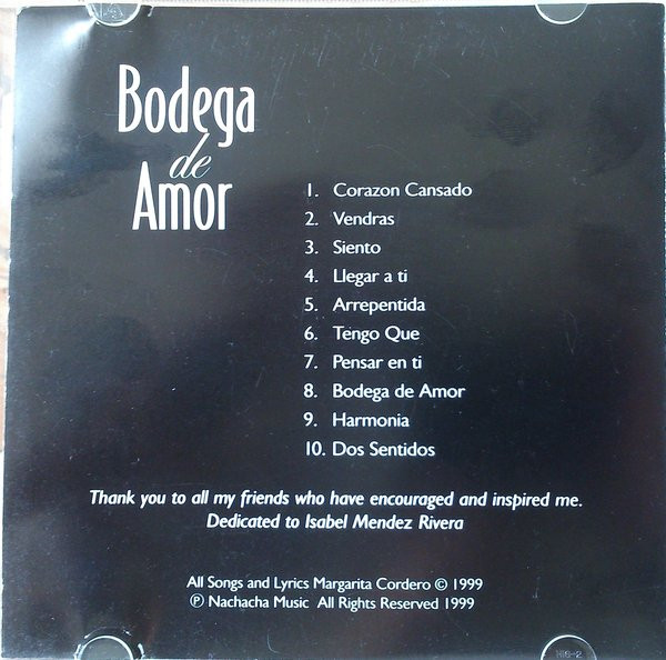 télécharger l'album Nacha Mendez - Bodega de Amor