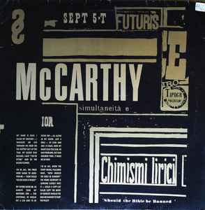 McCarthy – In Purgatory (1985, Vinyl) - Discogs