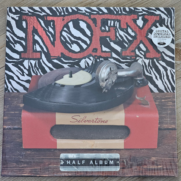 NOFX – Half Album (2024, Translucent Red with White and Black 