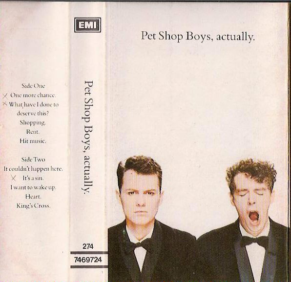 Pet Shop Boys – Actually (1987, Cassette) - Discogs