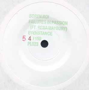 Soren Roi - Failures In Passion / Evenstance album cover