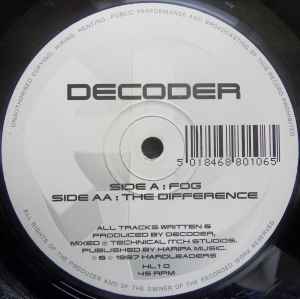 Decoder - Fog / The Difference album cover