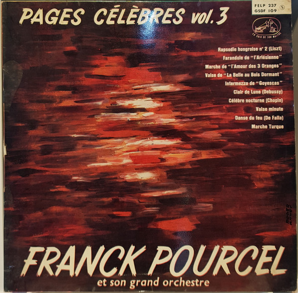 Franck Pourcel Et Son Grand Orchestre – Pages Célèbres Vol. 3 