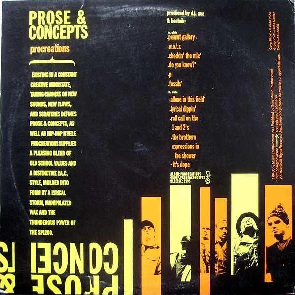 Prose And Concepts – Procreations (1994, Vinyl) - Discogs