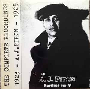 Armand J. Piron - Piron's New Orleans Orchestra - The Complete Recordings 1923-1925 album cover