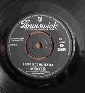 Brenda Lee – Break It To Me Gently (1962, 4-Prong Pushout centre, Vinyl) -  Discogs