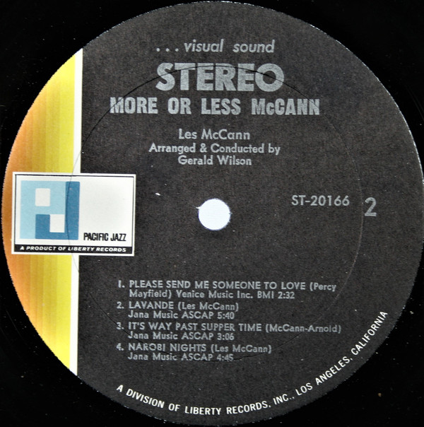 Les McCann - More Or Les McCann | World Pacific Jazz (ST-20166) - 5