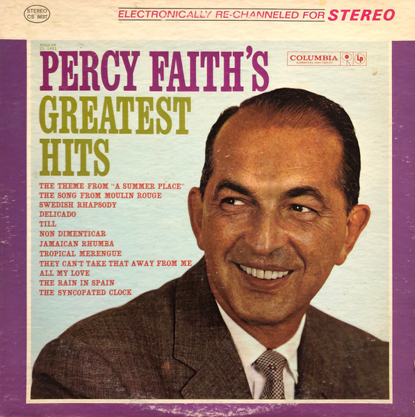 Percy Faith And His Orchestra - Percy Faith's Greatest Hits | Releases |  Discogs